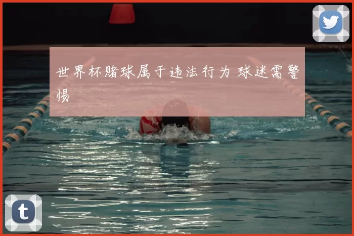 世界杯赌球属于违法行为 球迷需警惕