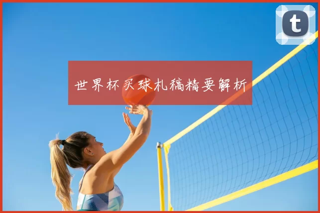 世界杯买球札稿精要解析