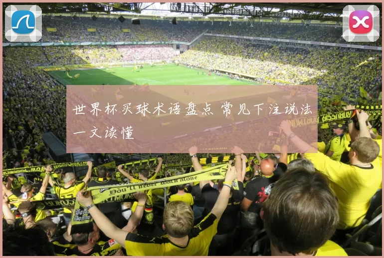 世界杯买球术语盘点 常见下注说法一文读懂